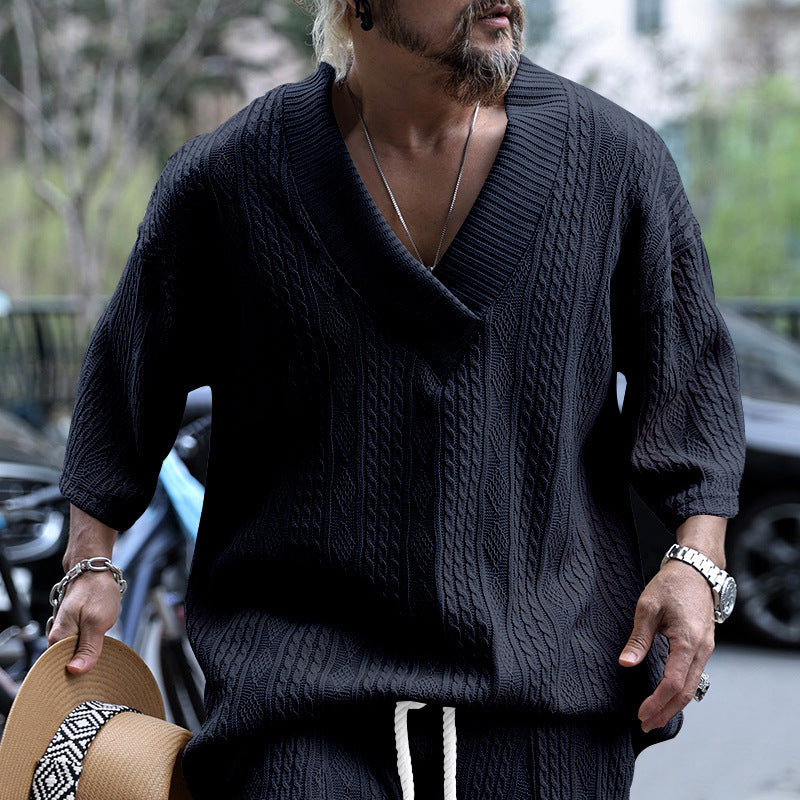 Men's Fashion Casual Loose Short Sleeves