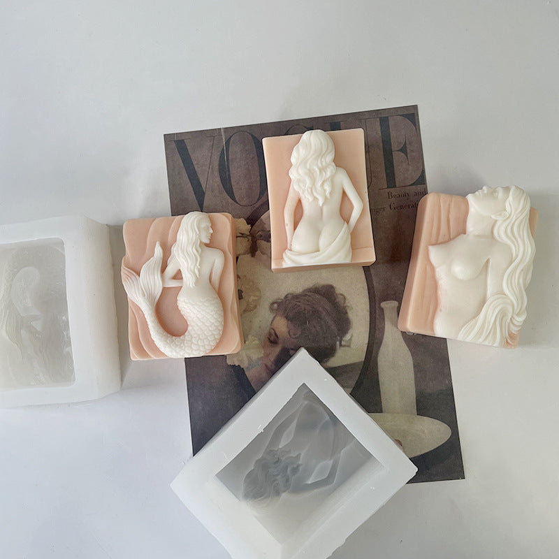 Mermaid Aromatherapy Candle Mould Diy