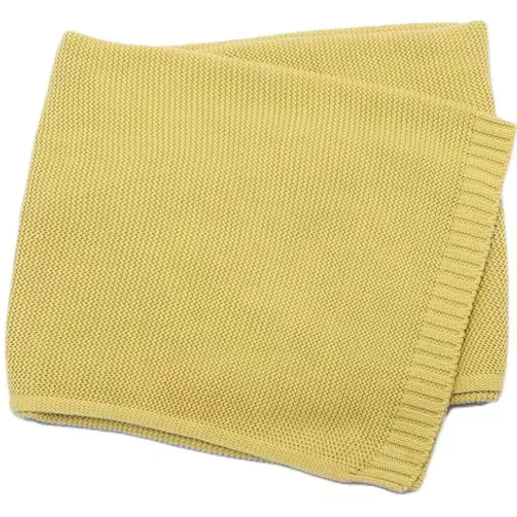 Embroidered Name Baby Knitted Cotton Nap Personality Sofa Blanket