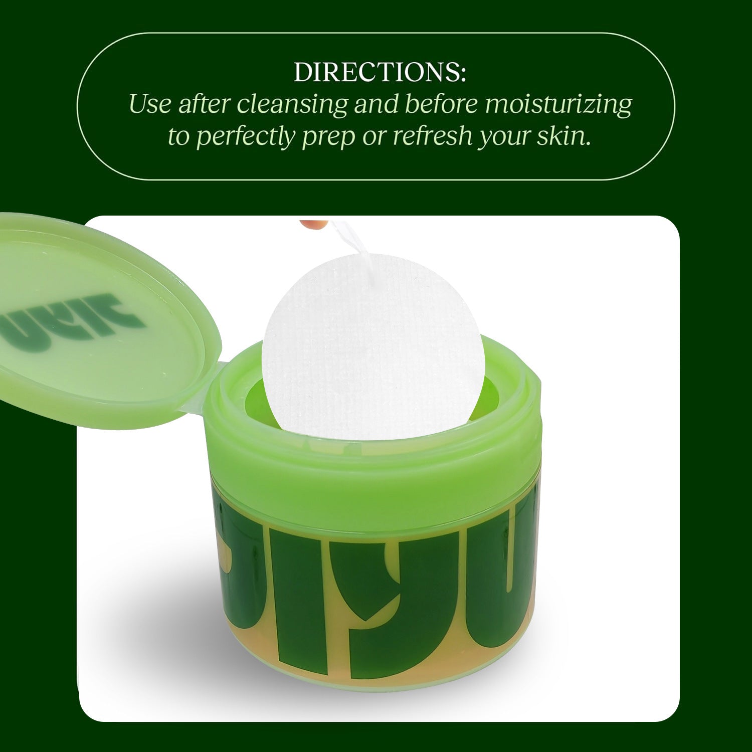 Centella Asiatica K-Beauty Set – Hydrating Cotton Pads & Face Cream