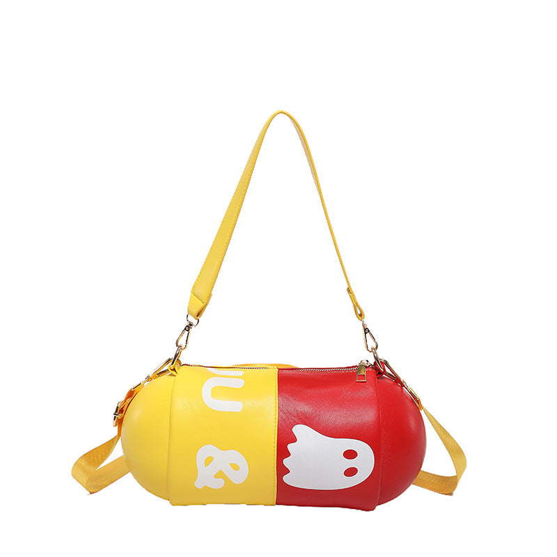 Contrast Color Capsule Shell Women's Bag Crossbody