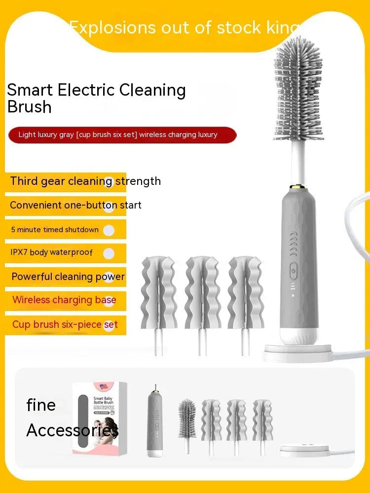 Electric Bottle Brush Sponge Claener - Bellarte Enchanté Electric Bottle Brush Sponge Claener