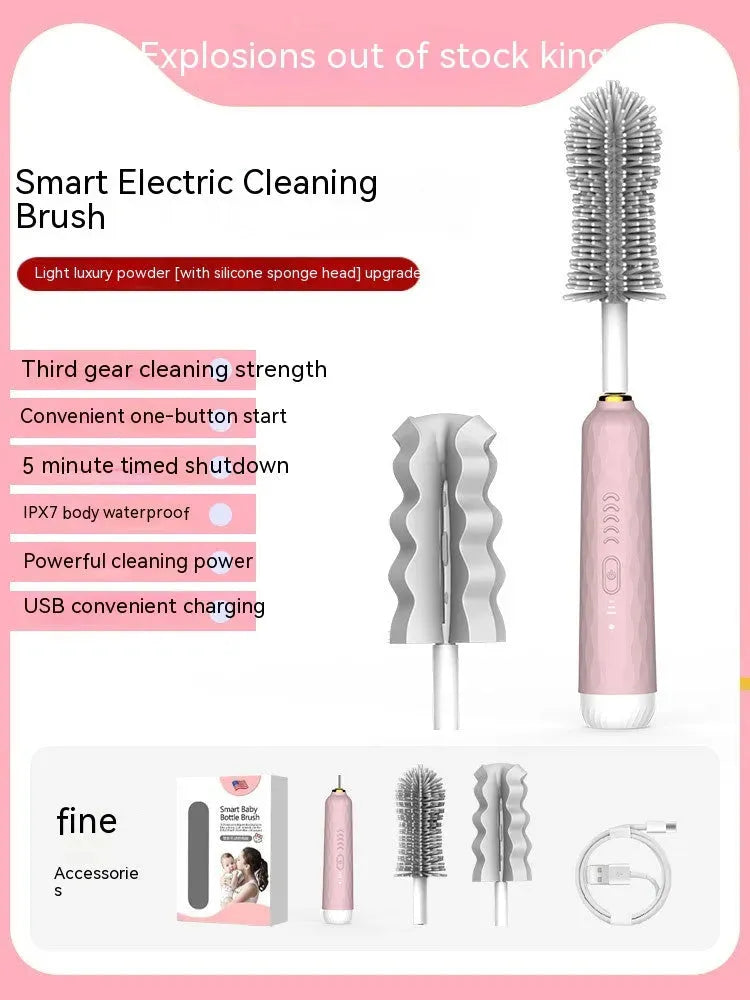 Electric Bottle Brush Sponge Claener - Bellarte Enchanté Electric Bottle Brush Sponge Claener