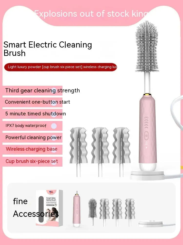Electric Bottle Brush Sponge Claener - Bellarte Enchanté Electric Bottle Brush Sponge Claener