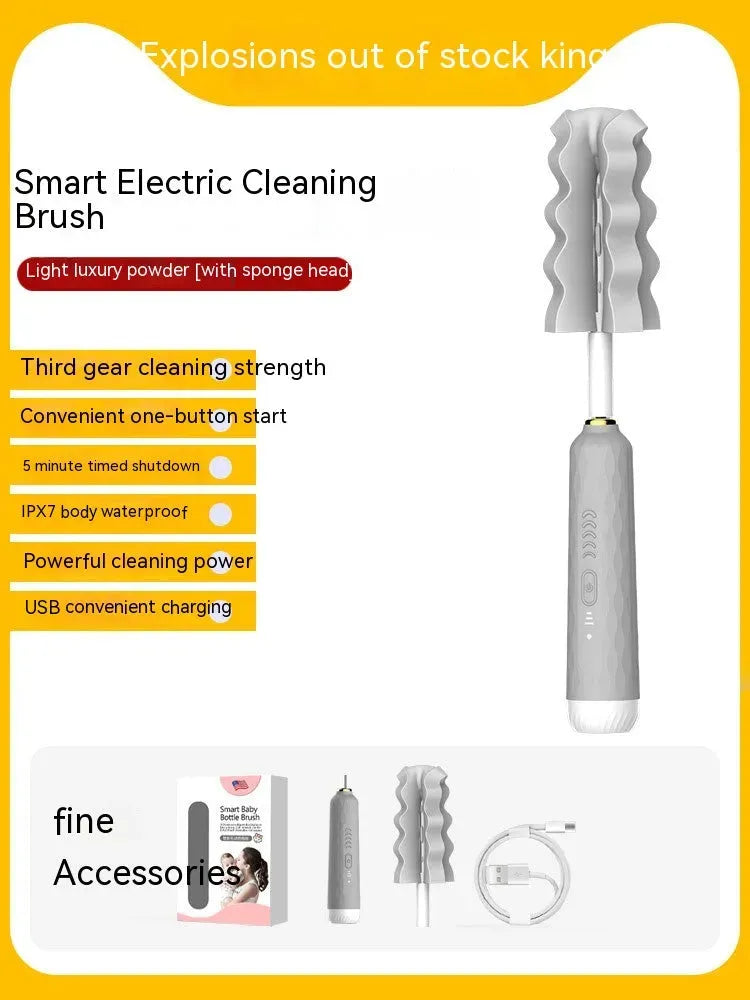 Electric Bottle Brush Sponge Claener - Bellarte Enchanté Electric Bottle Brush Sponge Claener