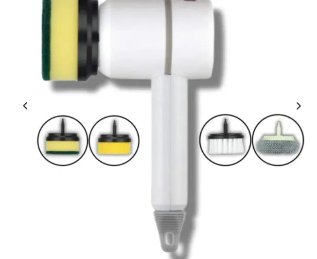 Electric Cleaning Brush Dishwashing Brush Automatic Wireless USB Rechargeable Professional Kitchen Bathtub Tile Cleaning Brushes - Bellarte Enchanté Electric Cleaning Brush Dishwashing Brush Automatic Wireless USB Rechargeable Professional Kitchen Bathtub Tile Cleaning Brushes