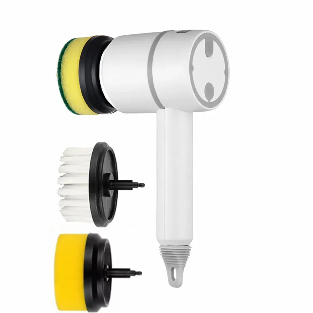 Electric Cleaning Brush Dishwashing Brush Automatic Wireless USB Rechargeable Professional Kitchen Bathtub Tile Cleaning Brushes - Bellarte Enchanté Electric Cleaning Brush Dishwashing Brush Automatic Wireless USB Rechargeable Professional Kitchen Bathtub Tile Cleaning Brushes