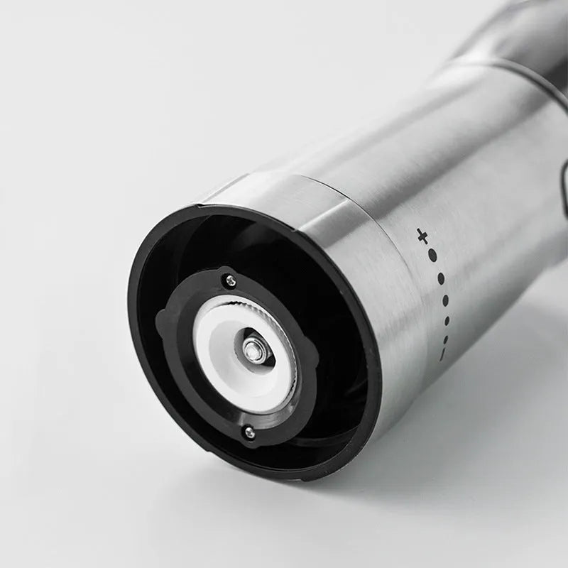 Electric Coffee Grinder Stainless Steel Adjustable Hand Grinder Coffee Machine Coffee Bean Burr Grinders Mill Kitchen Tool - Bellarte Enchanté Electric Coffee Grinder Stainless Steel Adjustable Hand Grinder Coffee Machine Coffee Bean Burr Grinders Mill Kitchen Tool