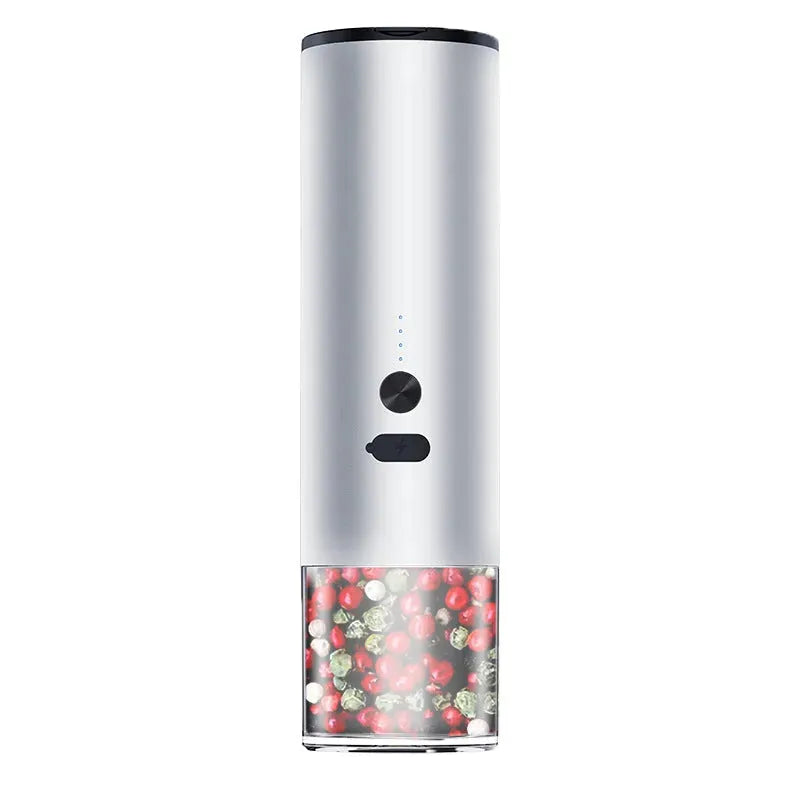 Electric Food Corn Soybean Salt And Pepper Grinder Mill Machine Rechargeable Electric Pepper And Salt Grinder Set With LED Kitchen Gadgets - Bellarte Enchanté Electric Food Corn Soybean Salt And Pepper Grinder Mill Machine Rechargeable Electric Pepper And Salt Grinder Set With LED Kitchen Gadgets