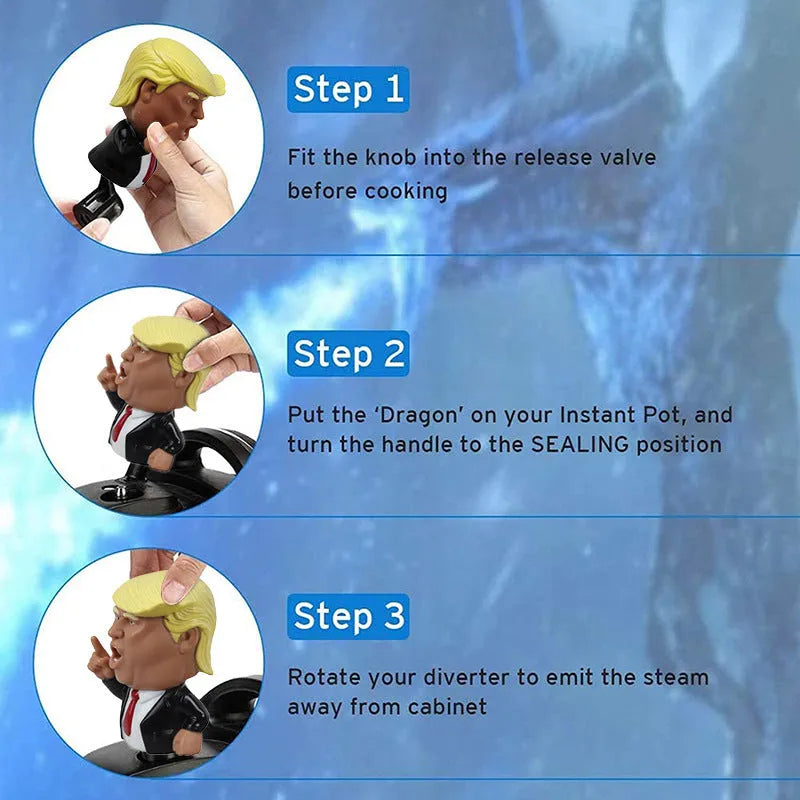 Electric Pressure Cooker Steam Release Diverter - Bellarte Enchanté Electric Pressure Cooker Steam Release Diverter