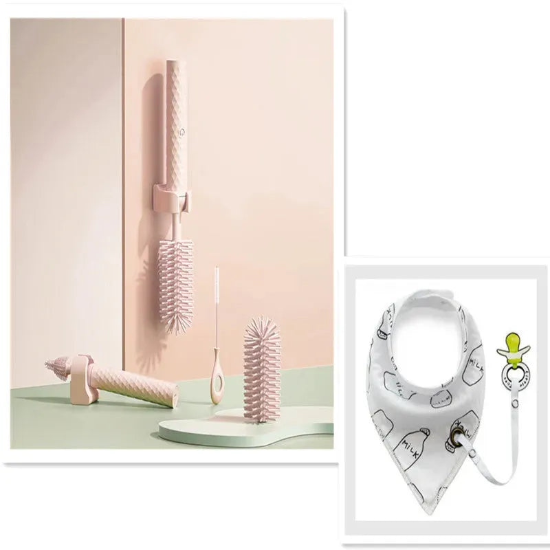 Electric Silicone Bottle Brush 360 Degree Rotating Baby - Bellarte Enchanté Electric Silicone Bottle Brush 360 Degree Rotating Baby