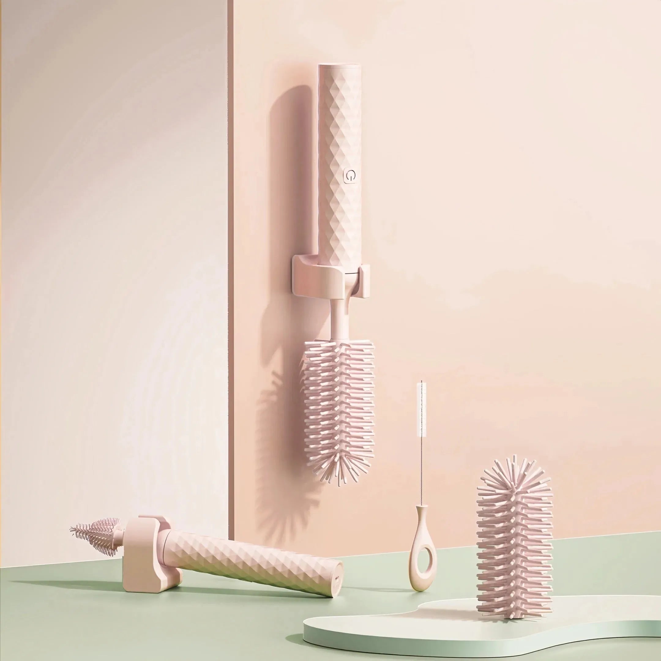 Electric Silicone Bottle Brush 360 Degree Rotating Baby - Bellarte Enchanté Electric Silicone Bottle Brush 360 Degree Rotating Baby