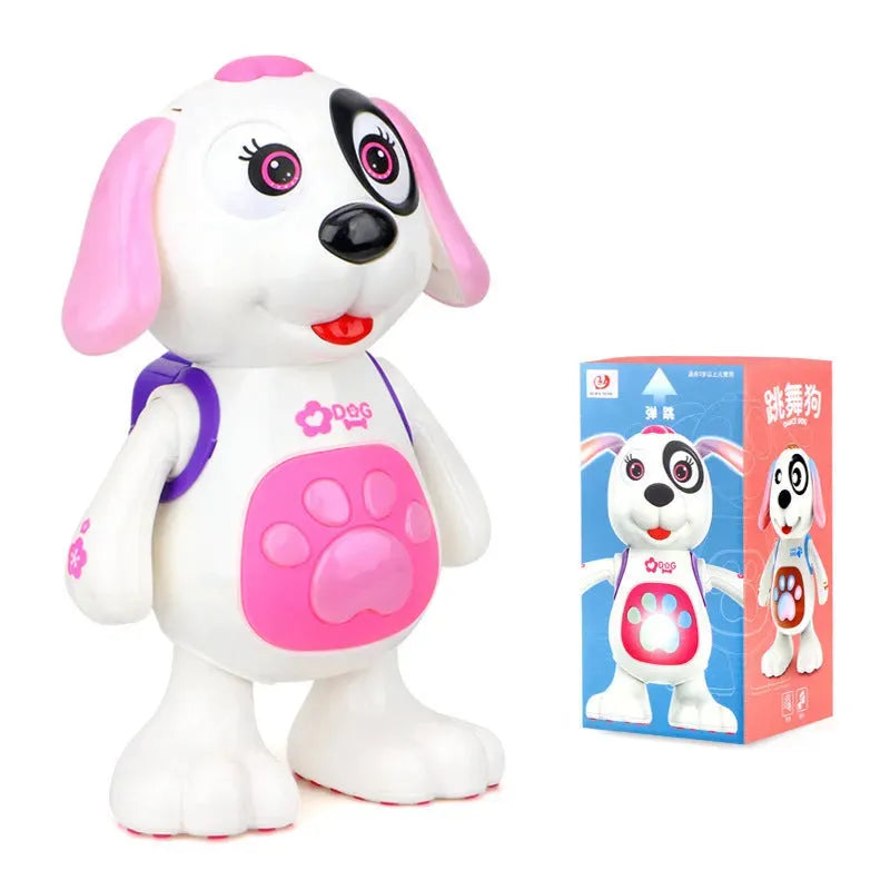 Electric Toy Dog, Music, Light, Dance, Walk, Children'S Vibrato Robot Dog - Bellarte Enchanté Electric Toy Dog, Music, Light, Dance, Walk, Children'S Vibrato Robot Dog