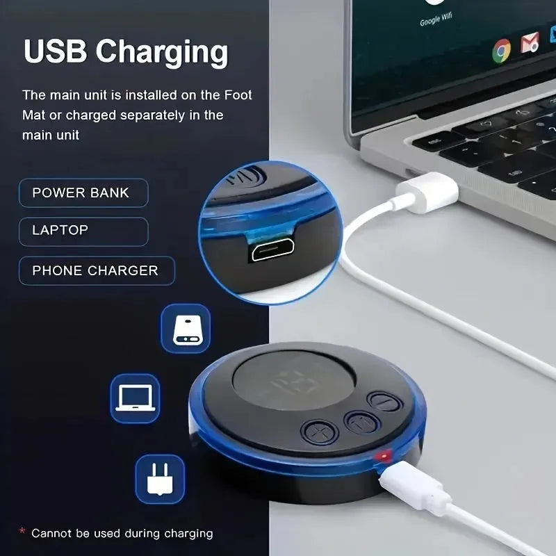 Electric USB Foot Massager Leg Reshaping Deep Kneading - Bellarte Enchanté Electric USB Foot Massager Leg Reshaping Deep Kneading