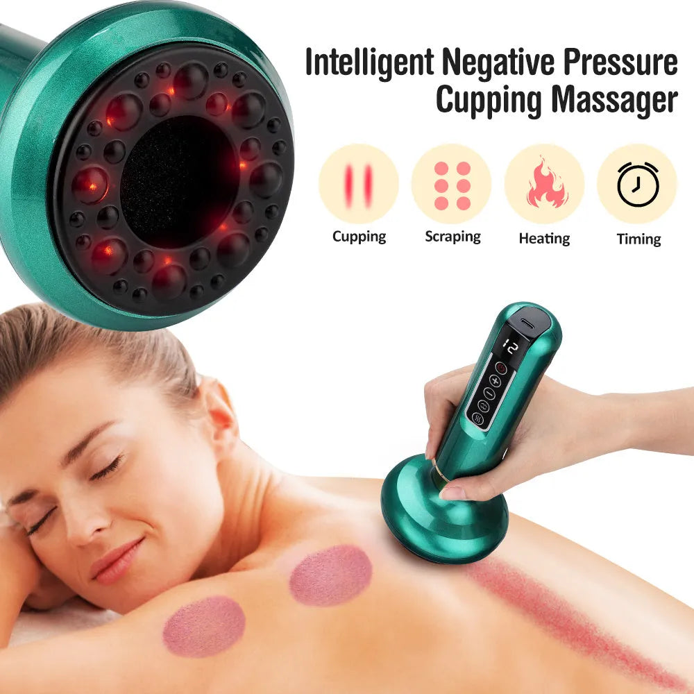 Electric Vacuum Cupping Massager For Body Anti-Cellulite - Bellarte Enchanté Electric Vacuum Cupping Massager For Body Anti-Cellulite