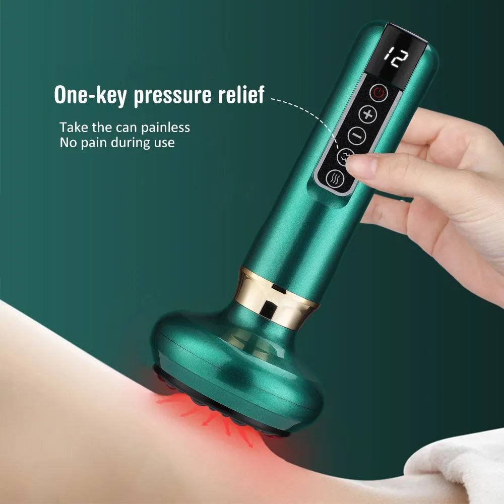 Electric Vacuum Cupping Massager For Body Anti-Cellulite - Bellarte Enchanté Electric Vacuum Cupping Massager For Body Anti-Cellulite