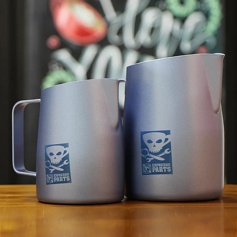 Espresso Parts 304 Stainless Steel Fancy Coffee Cup With Pointed Mouth And Inclined Mouth - Bellarte Enchanté Espresso Parts 304 Stainless Steel Fancy Coffee Cup With Pointed Mouth And Inclined Mouth