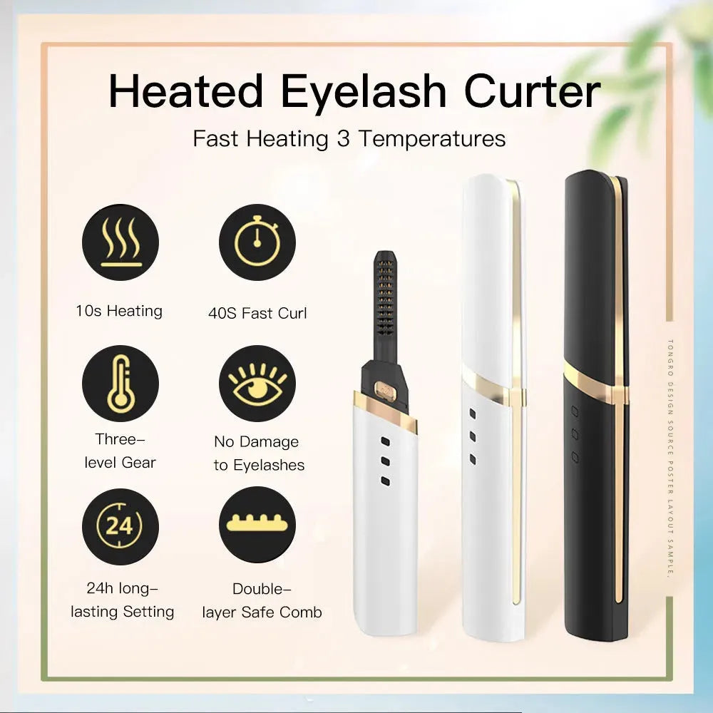 Eyelash Curler Electric Beauty Tool Styling Eyelashes - Bellarte Enchanté Eyelash Curler Electric Beauty Tool Styling Eyelashes