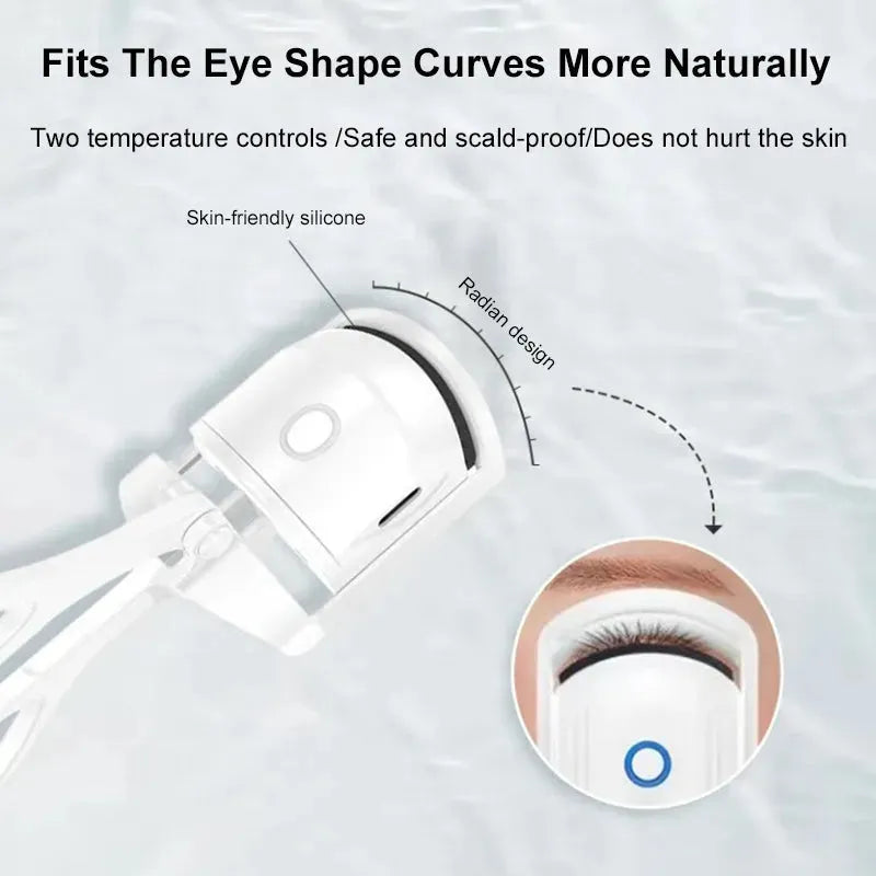 Eyelash Curler Portable Electric Heated - Bellarte Enchanté Eyelash Curler Portable Electric Heated