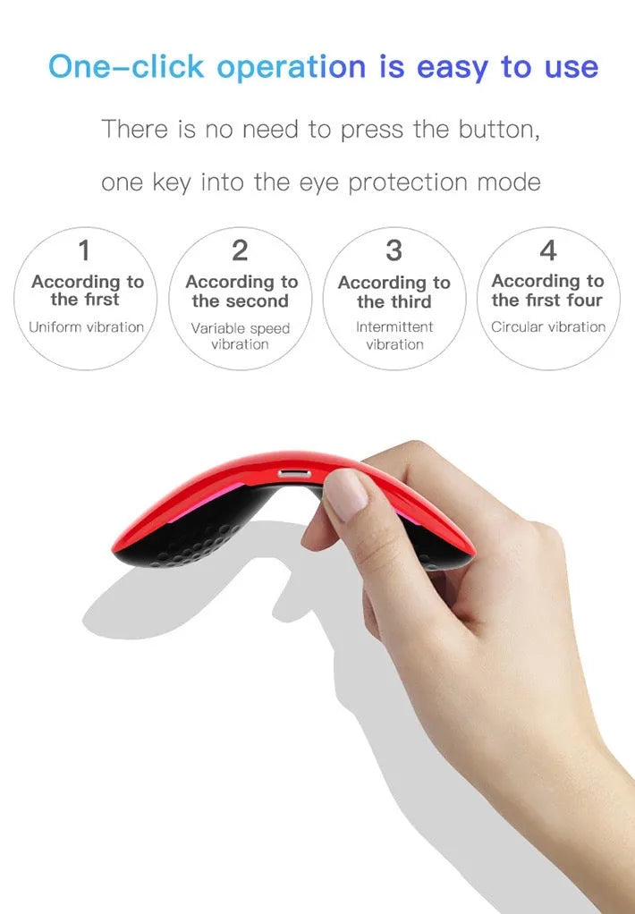 Eyes Vibration Massager Led Therapy Akne - Bellarte Enchanté Eyes Vibration Massager Led Therapy Akne