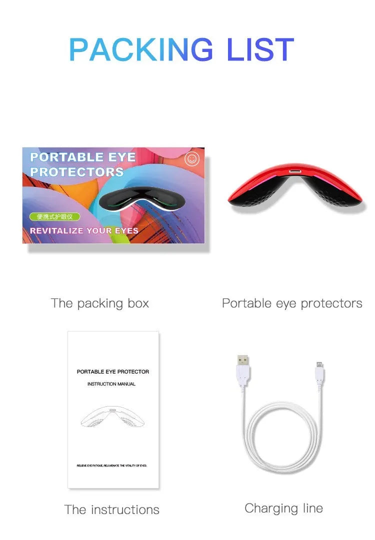 Eyes Vibration Massager Led Therapy Akne - Bellarte Enchanté Eyes Vibration Massager Led Therapy Akne