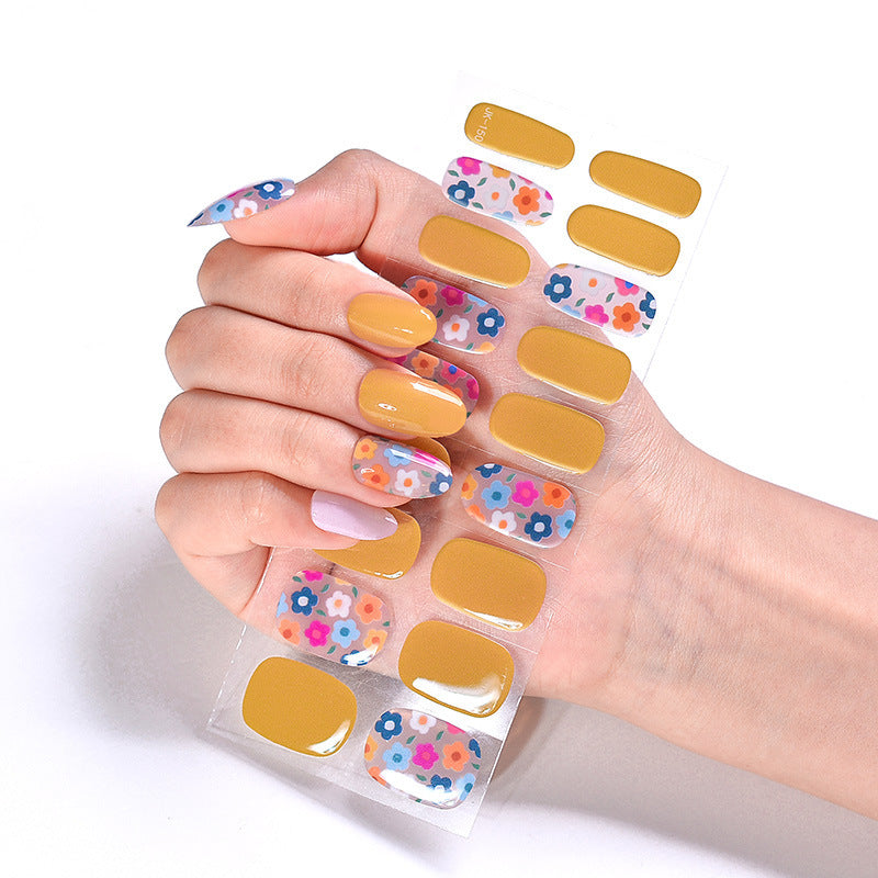 UV Phototherapy Semi-curing Gel Semi-baked Nail Sticker