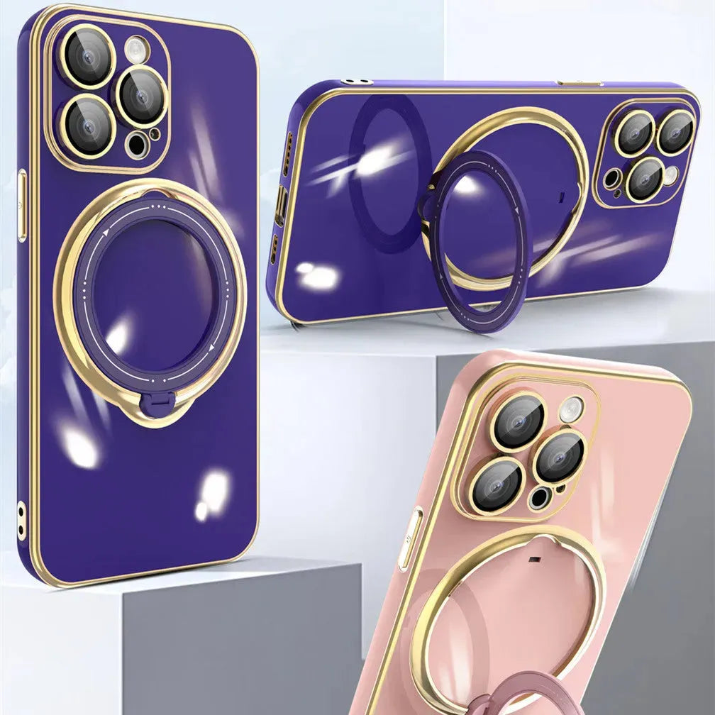 Electroplated Magnetic Suction Phone Case - Bella Enchanté