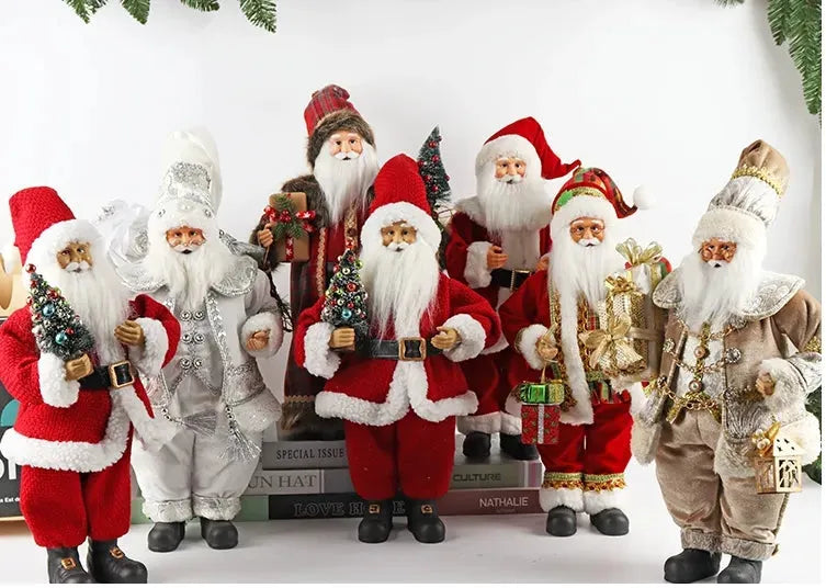 Fabric Santa Claus Home Furnishings And Decorations - Bellarte Enchanté Fabric Santa Claus Home Furnishings And Decorations