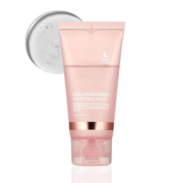 Face Night Mask Collagen Wrapping Mask Natural Ingredients Firming Elasticity & Hydration Anti-wrinkle For Skin Care - Bellarte Enchanté Face Night Mask Collagen Wrapping Mask Natural Ingredients Firming Elasticity & Hydration Anti-wrinkle For Skin Care