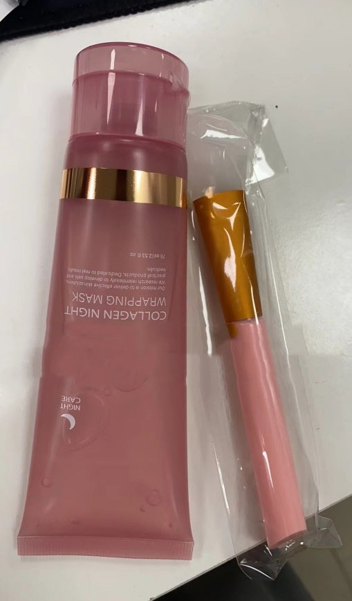 Face Night Mask Collagen Wrapping Mask Natural Ingredients Firming Elasticity & Hydration Anti-wrinkle For Skin Care - Bellarte Enchanté Face Night Mask Collagen Wrapping Mask Natural Ingredients Firming Elasticity & Hydration Anti-wrinkle For Skin Care