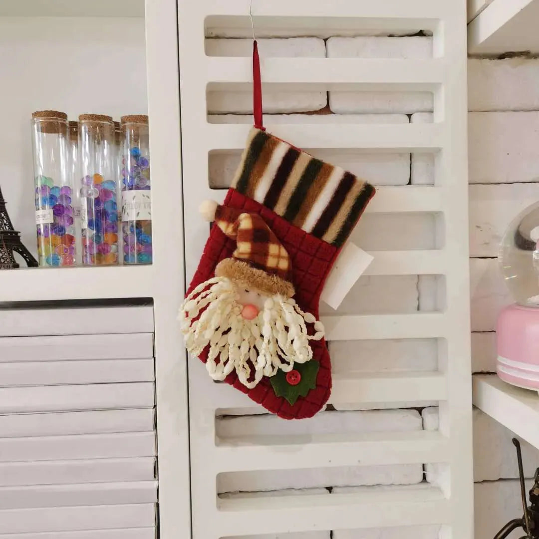 Fashion Personalized Christmas Socks Gift Bag - Bellarte Enchanté Fashion Personalized Christmas Socks Gift Bag