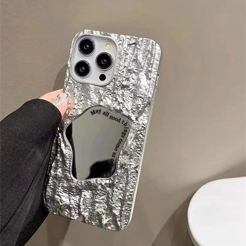 Fashion Simple Electroplated Phone Case Protective Case - Bellarte Enchanté Fashion Simple Electroplated Phone Case Protective Case
