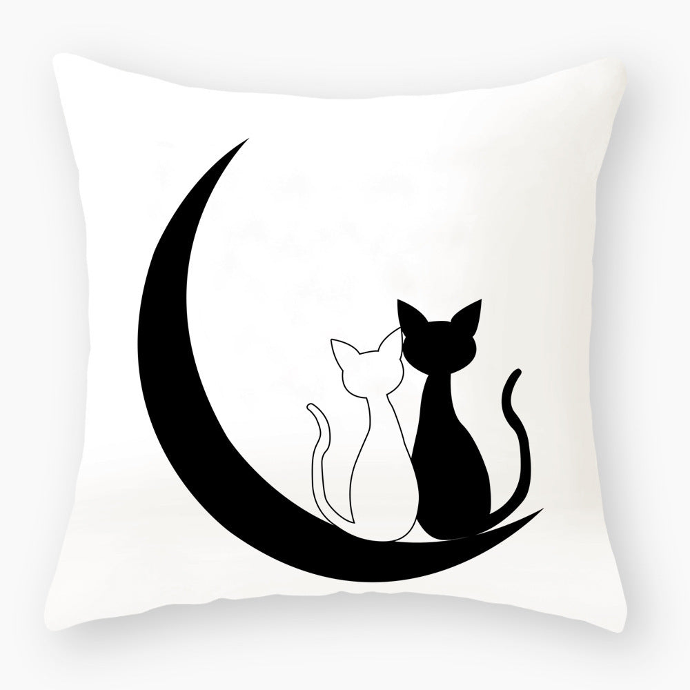 Fashionable Cute Cat Light Peach Skin Pillowcase - Bellarte Enchanté Fashionable Cute Cat Light Peach Skin Pillowcase