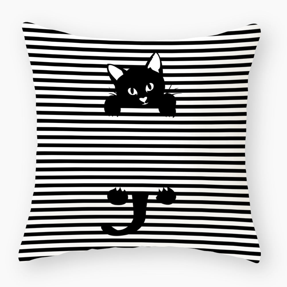 Fashionable Cute Cat Light Peach Skin Pillowcase - Bellarte Enchanté Fashionable Cute Cat Light Peach Skin Pillowcase