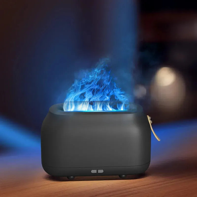 Flame Humidifier 180ml Ultrasonic Fire Aroma Diffuser - Bellarte Enchanté Flame Humidifier 180ml Ultrasonic Fire Aroma Diffuser