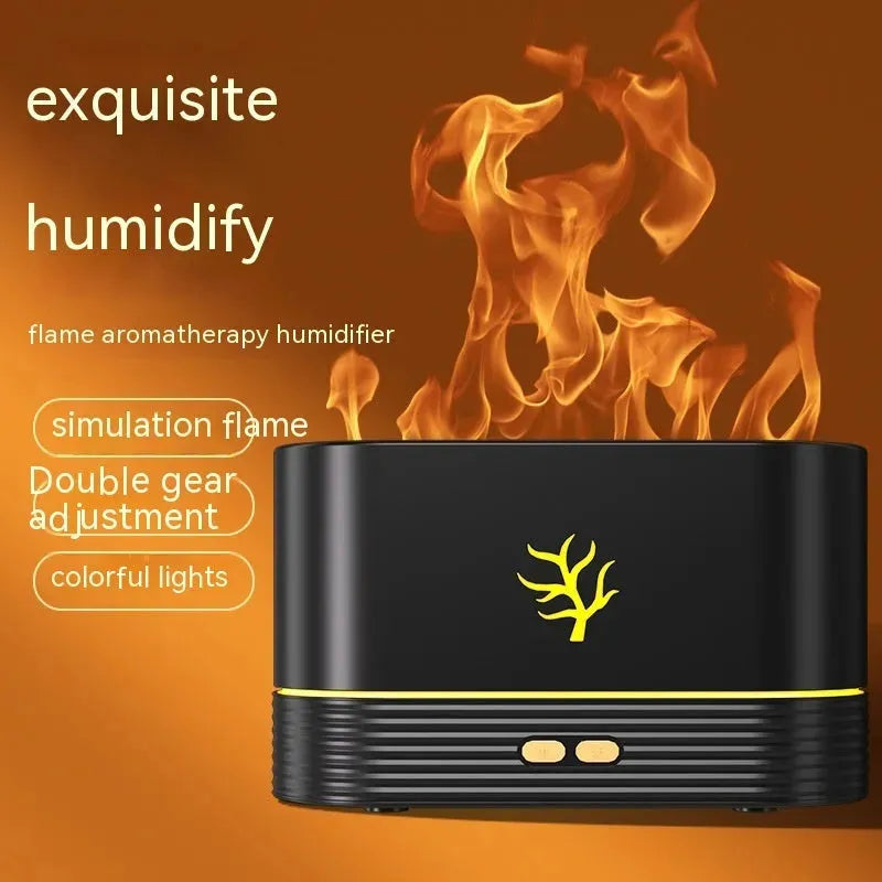 Flame Humidifier USB Smart Timing LED Electric Aroma Diffuser - Bellarte Enchanté Flame Humidifier USB Smart Timing LED Electric Aroma Diffuser
