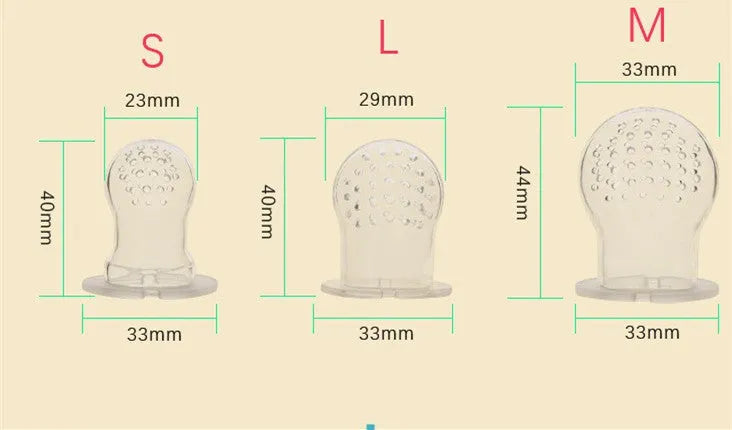 Fruit Food Nibbler for Babies Baby Food Bite Bag Fruit Vegetable - Bellarte Enchanté Fruit Food Nibbler for Babies Baby Food Bite Bag Fruit Vegetable