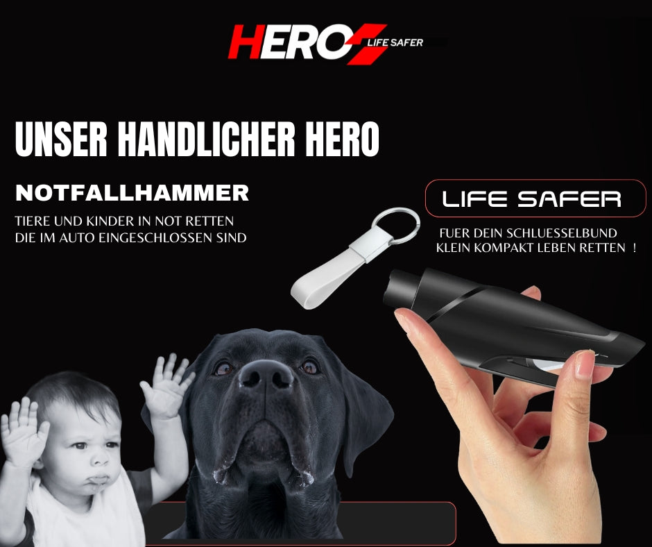 2 X HERO LIFE SAFER CAR BREAKER FOR ONE PRICE AKTION