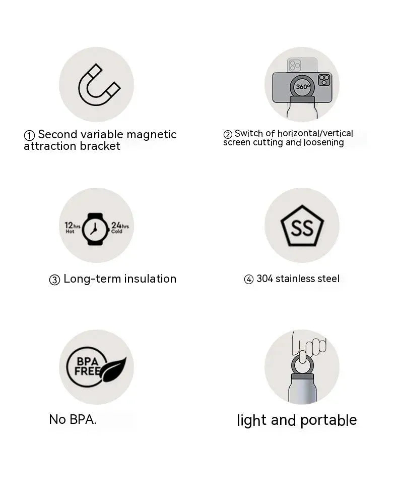 GETRINGO Magnetic Vacuum Cup Mobile Phone Holder - Bellarte Enchanté GETRINGO Magnetic Vacuum Cup Mobile Phone Holder