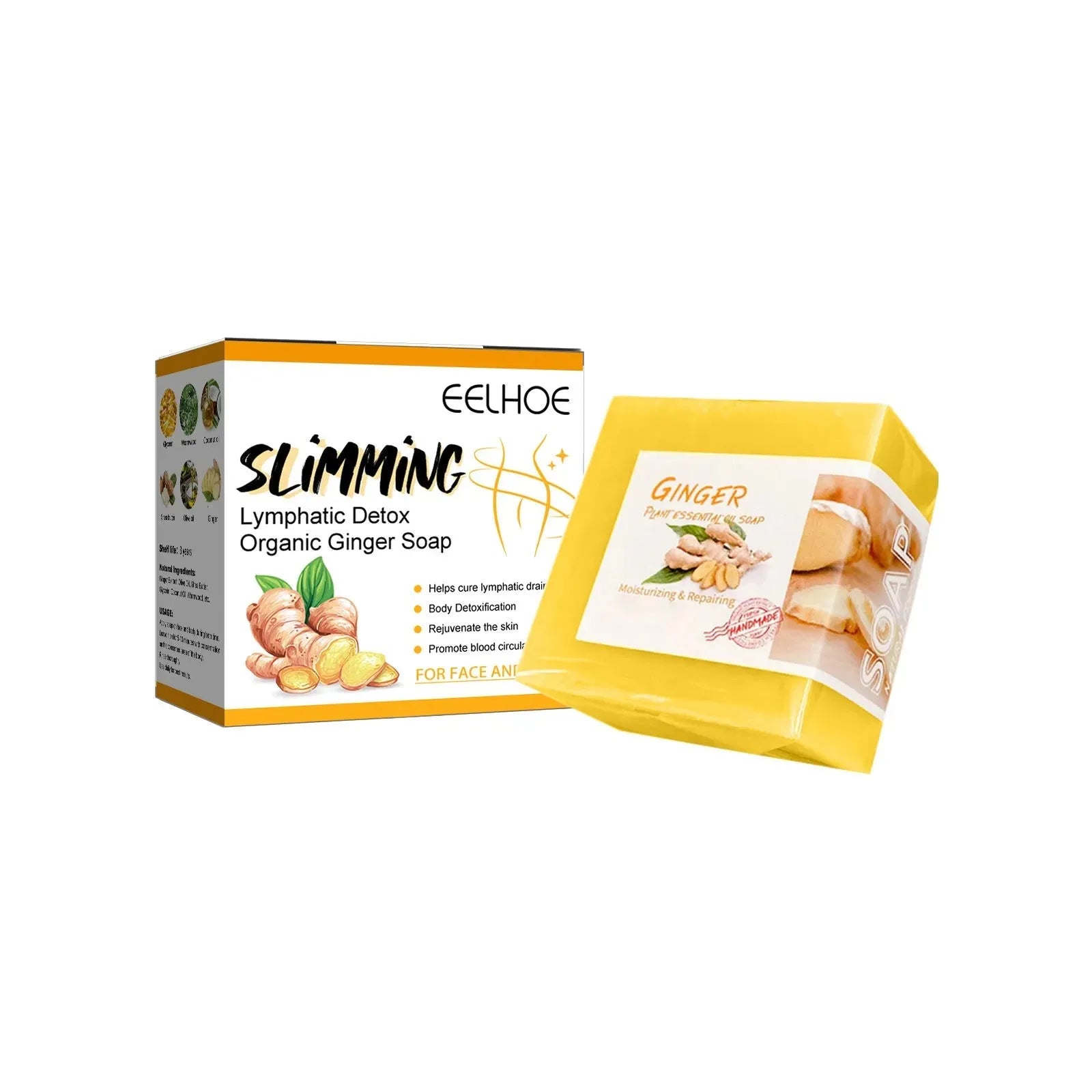 Ginger Slimming Soap Cleansing Refreshing - Bellarte Enchanté Ginger Slimming Soap Cleansing Refreshing