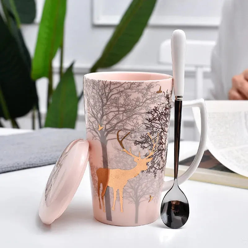 Girl Heart Ceramic Cup Nordic - Bellarte Enchanté Girl Heart Ceramic Cup Nordic