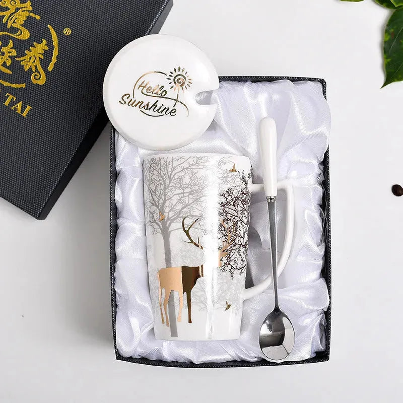 Girl Heart Ceramic Cup Nordic - Bellarte Enchanté Girl Heart Ceramic Cup Nordic