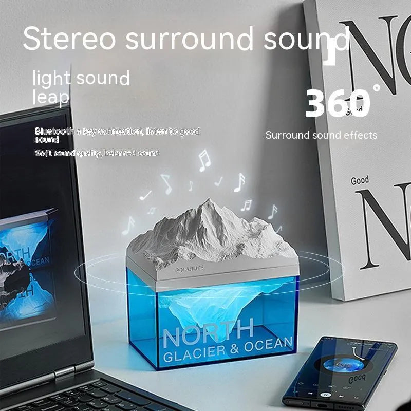 Glacier Night Light Bluetooth Speaker - Bellarte Enchanté Glacier Night Light Bluetooth Speaker