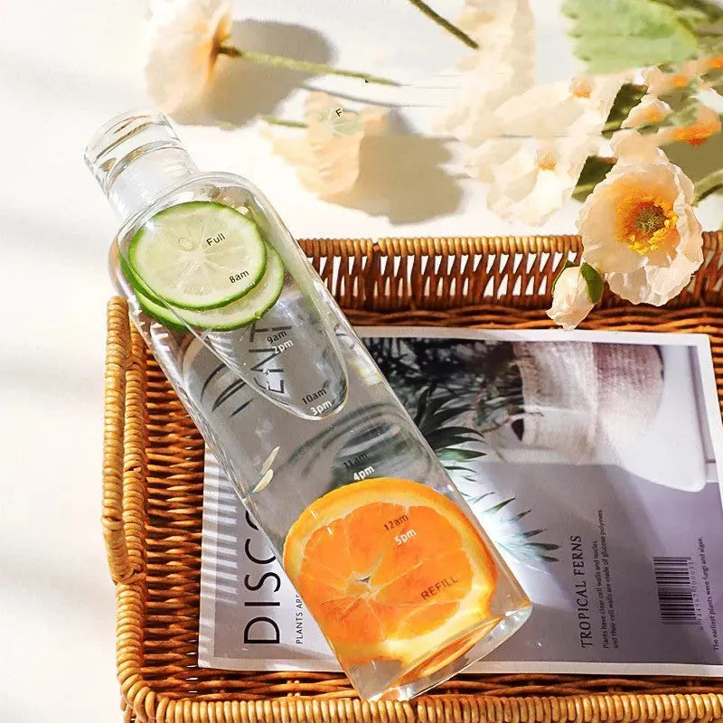 Good-looking Glass Clear Water Cup Portable - Bellarte Enchanté Good-looking Glass Clear Water Cup Portable