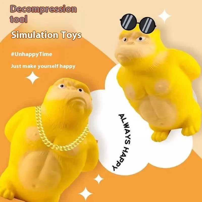 Gorilla Squeezing Toy Decompression Toy Office Decoration - Bellarte Enchanté Gorilla Squeezing Toy Decompression Toy Office Decoration