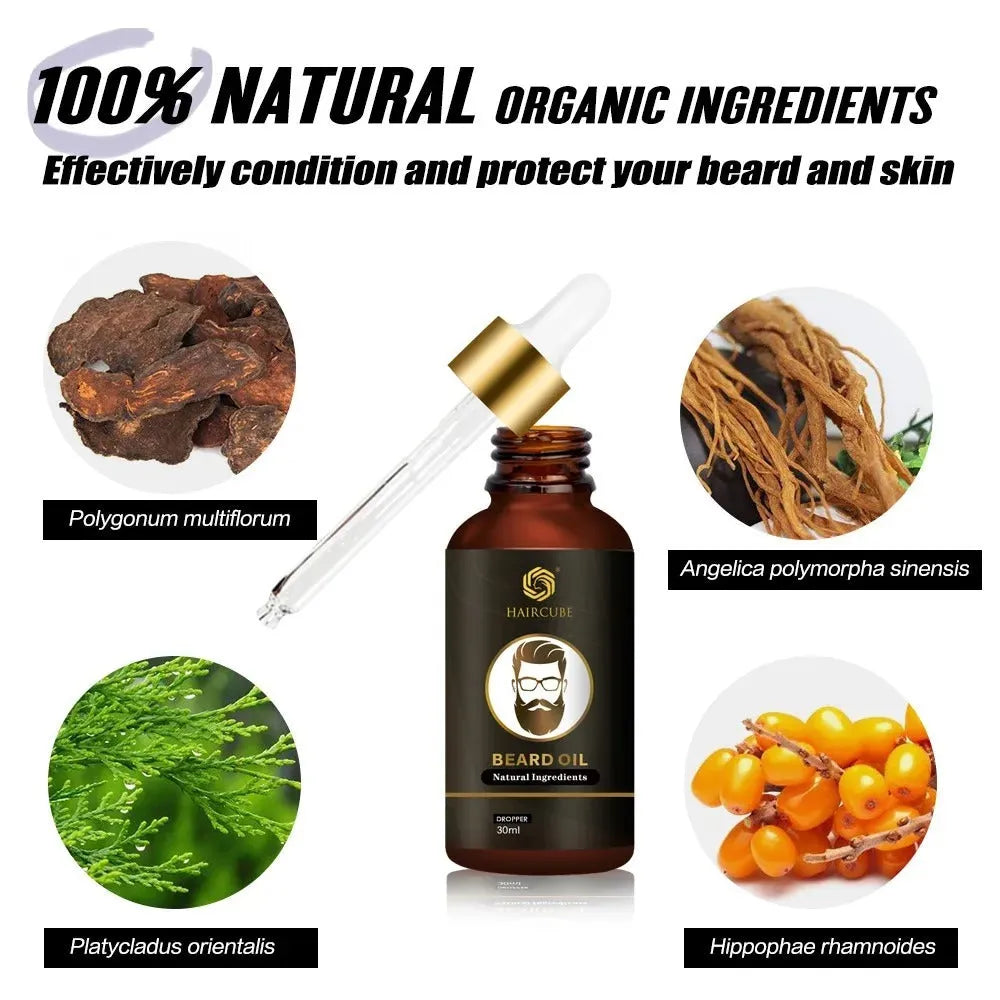 Growth Essential Oil Natural Beard Growth - Bellarte Enchanté Growth Essential Oil Natural Beard Growth