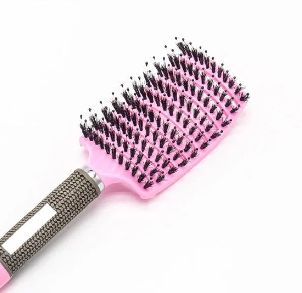 Hairbrush Haarborstel Women Detangler Hair Brush Bristle Nylon Scalp Massage Teaser Hair Brush Comb - Bellarte Enchanté Hairbrush Haarborstel Women Detangler Hair Brush Bristle Nylon Scalp Massage Teaser Hair Brush Comb