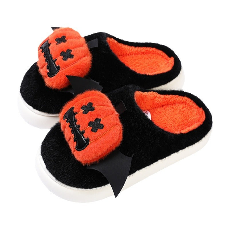 Halloween Cartoon Funny Pumpkin Slippers - Bellarte Enchanté Halloween Cartoon Funny Pumpkin Slippers