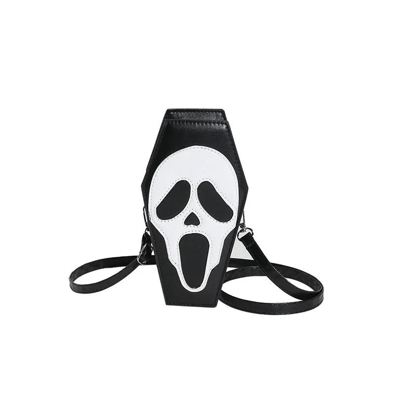 Halloween Coffin-shape Shoulder Bag Ghost Spider - Bellarte Enchanté Halloween Coffin-shape Shoulder Bag Ghost Spider