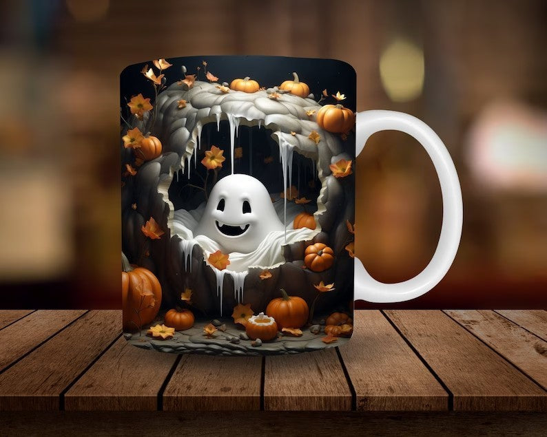 Halloween Pumpkin Ceramic Coffee Mug - Bellarte Enchanté Halloween Pumpkin Ceramic Coffee Mug